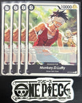 4x One Piece ST14-012 C - Monkey.D.Luffy - EN - Regular - Playset - TCG - NM/M