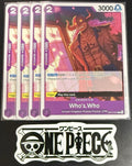 4x One Piece OP17-071 C - Who's.Who  - EN - Regular - Play Set - TCG - NM/M