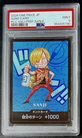 PSA 9 One Piece Don Card - Sanji - JP - Kumamoto Prefecture Special Don!!