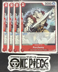 4x One Piece OP07-012 C Porchemy - English - Regular - Play Set - NM/M