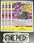 4x One Piece OP10-106 UC Killer - ENG - Regular - Playset - TCG - NM/M