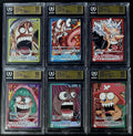 BGS 10 One Piece Base Shop Complete Set - All Six Slabs - Alt Art - JP - Promo