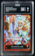 TAG 9 One Piece ST21-001 L Monkey.D.Luffy - EN - Foil - EX GEAR5 - Graded