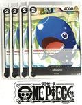 4x One Piece EB01-047 C Laboon - ENG - Play Set - Regular - TCG - NM/M