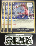 4x One Piece OP15-095 UC - Gum-Gum Storm - EN - Regular - Play Set - TCG - NM/M