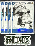 4x One Piece ST22-004 C* Elmy - Parallel Art - ENG - Foil - Playset - TCG - NM/M