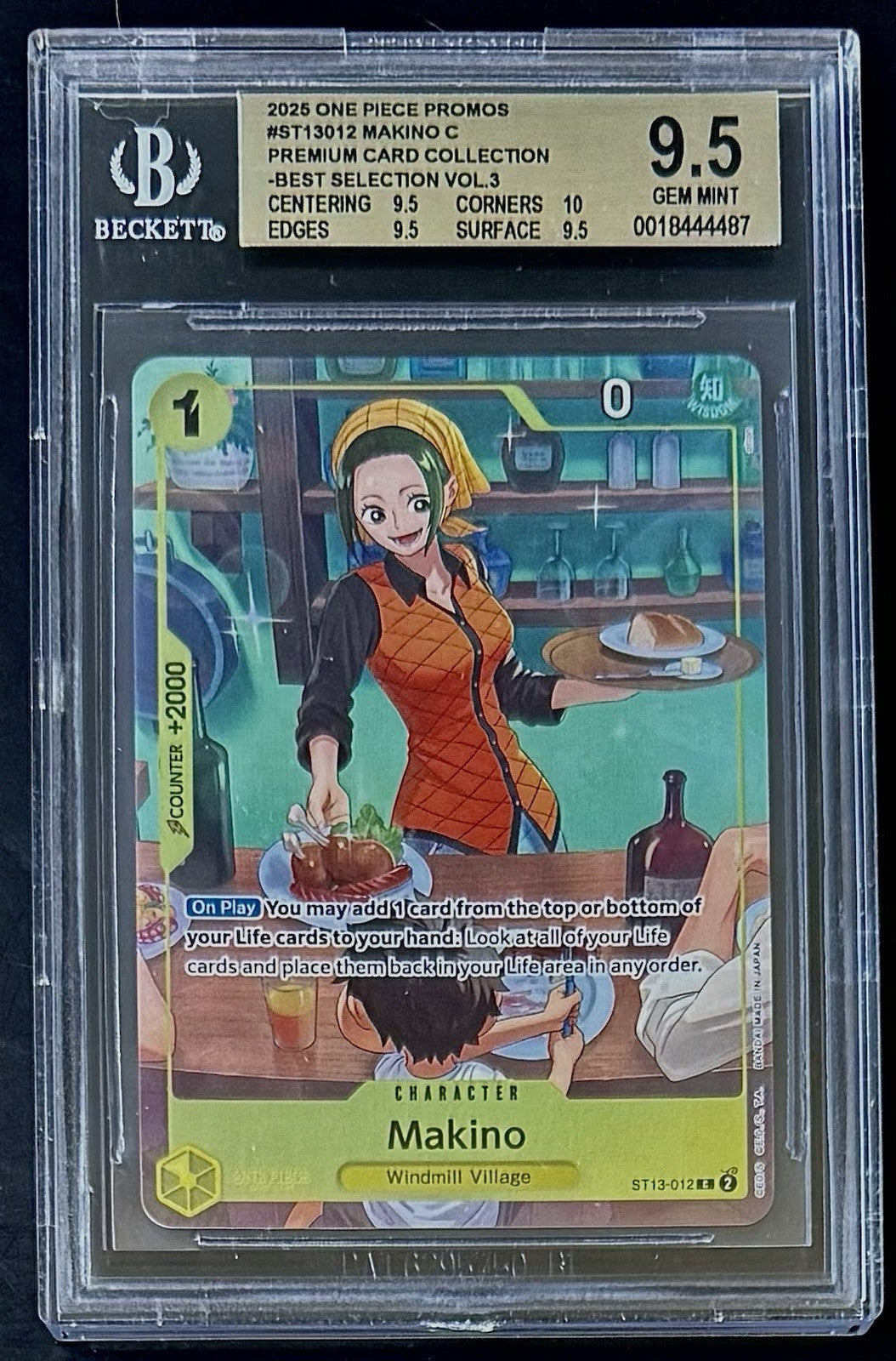 BGS 9.5 One Piece ST13-012 C - Makino - EN - Foil - Best Selection Vol.3