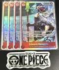 4x One Piece OP17-005 SR - Edward.Newgate - EN - Foil - Play Set - TCG - NM/M