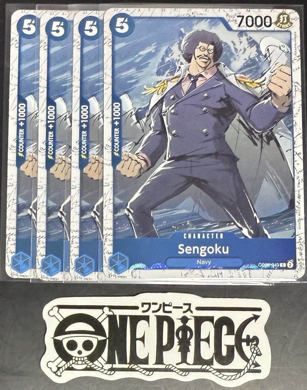 4 x One Piece OP06-049 C Sengoku - English - PRB02 Foil - Playset - NM/M
