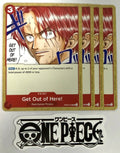 4x One Piece OP09-018 UC - Get Out of Here!- EN - Playset - TCG - NM/M