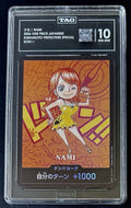 TAG 10 One Piece Don Card - Nami - JP - Kumamoto Prefecture Special Don!!