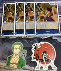 4x One Piece OP05-042 R Issho - ENG - Foil - Playset - TCG - NM/M