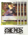 4x One Piece OP09-104 R Sabo - Foil - ENG - Play Set - TCG - NM/M