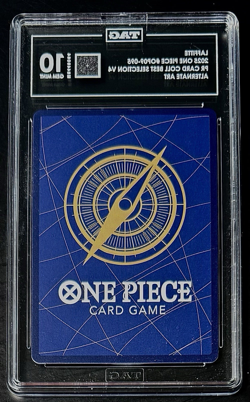 TAG 10 One Piece OP09-095 R Laffitte - Alt Art - EN - Foil - Best Vol.4 - Graded