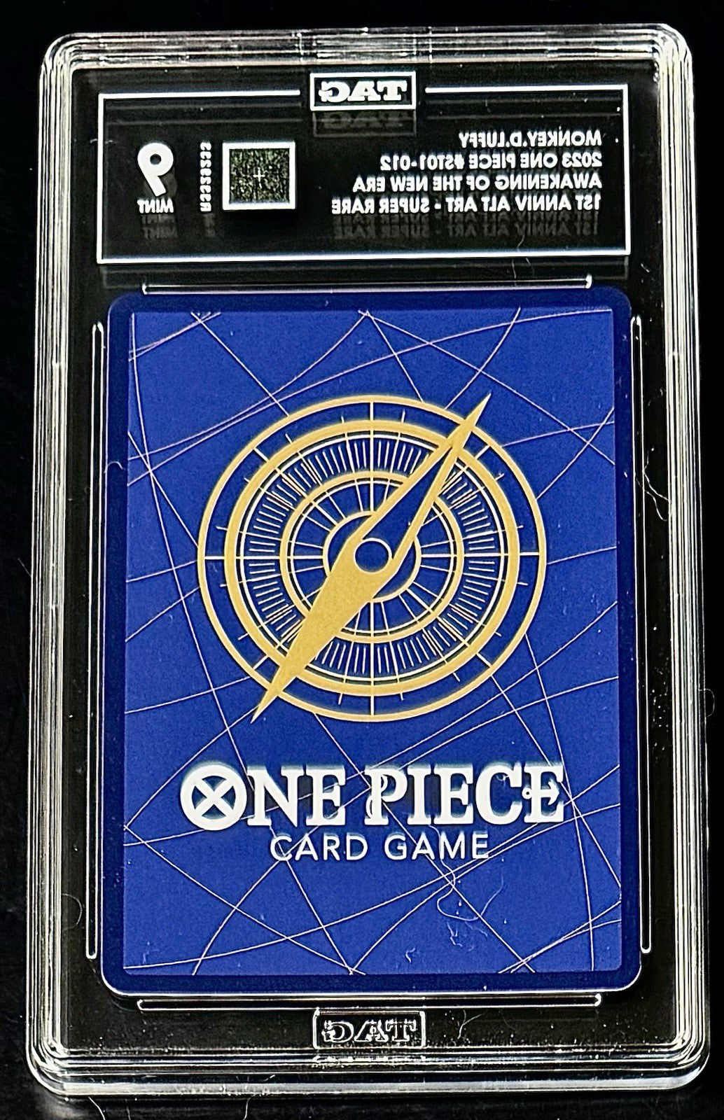TAG 9 One Piece ST01-012 SR - Monkey.D.Luffy - 1st Anniv. Alt Art - EN - Foil