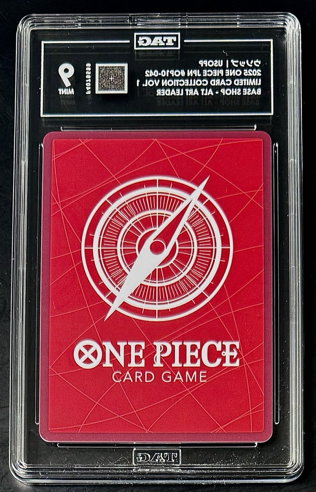 TAG 9 One Piece Base Shop OP10-042 L  Usopp - Alt Art - JP - Promo Card  Vol.1