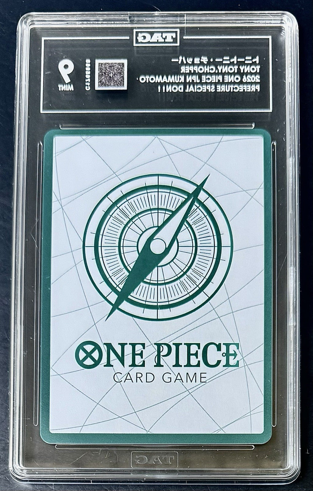 TAG 9 One Piece Don Card - Tony Tony.Chopper - JP - Kumamoto Special Don!!