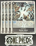 4x One Piece OP14-081 C Spider Mice - ENG - Regular - Playset - NM/M