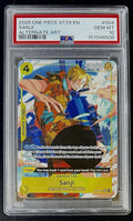 PSA 10 One Piece ST29-004 SR* - Sanji - Alt Art - EN - Foil - Set ST29 Egghead