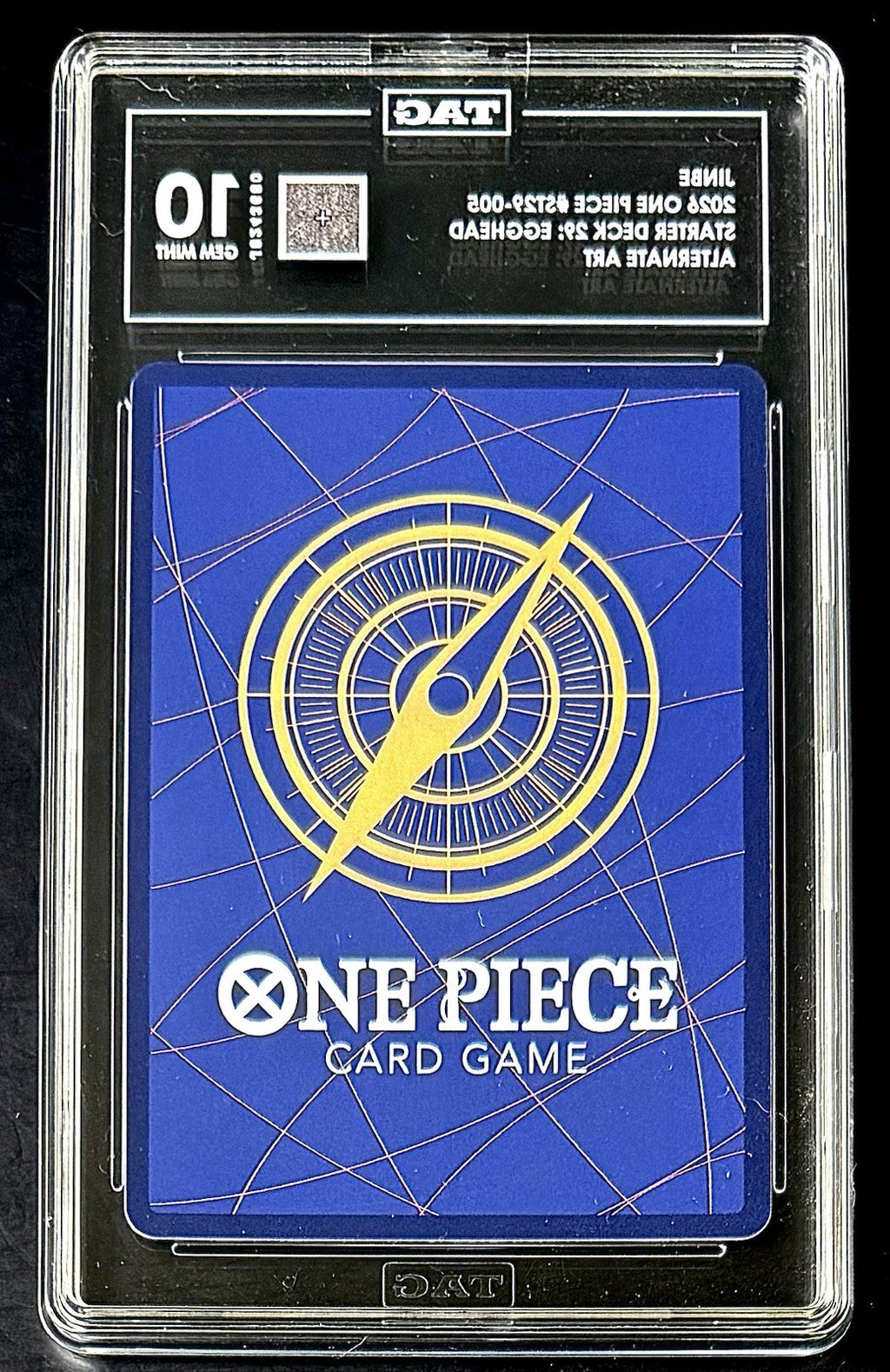 TAG 10 One Piece ST29-005 C* - Jinbe - Alt Art - EN - Foil - Egghead