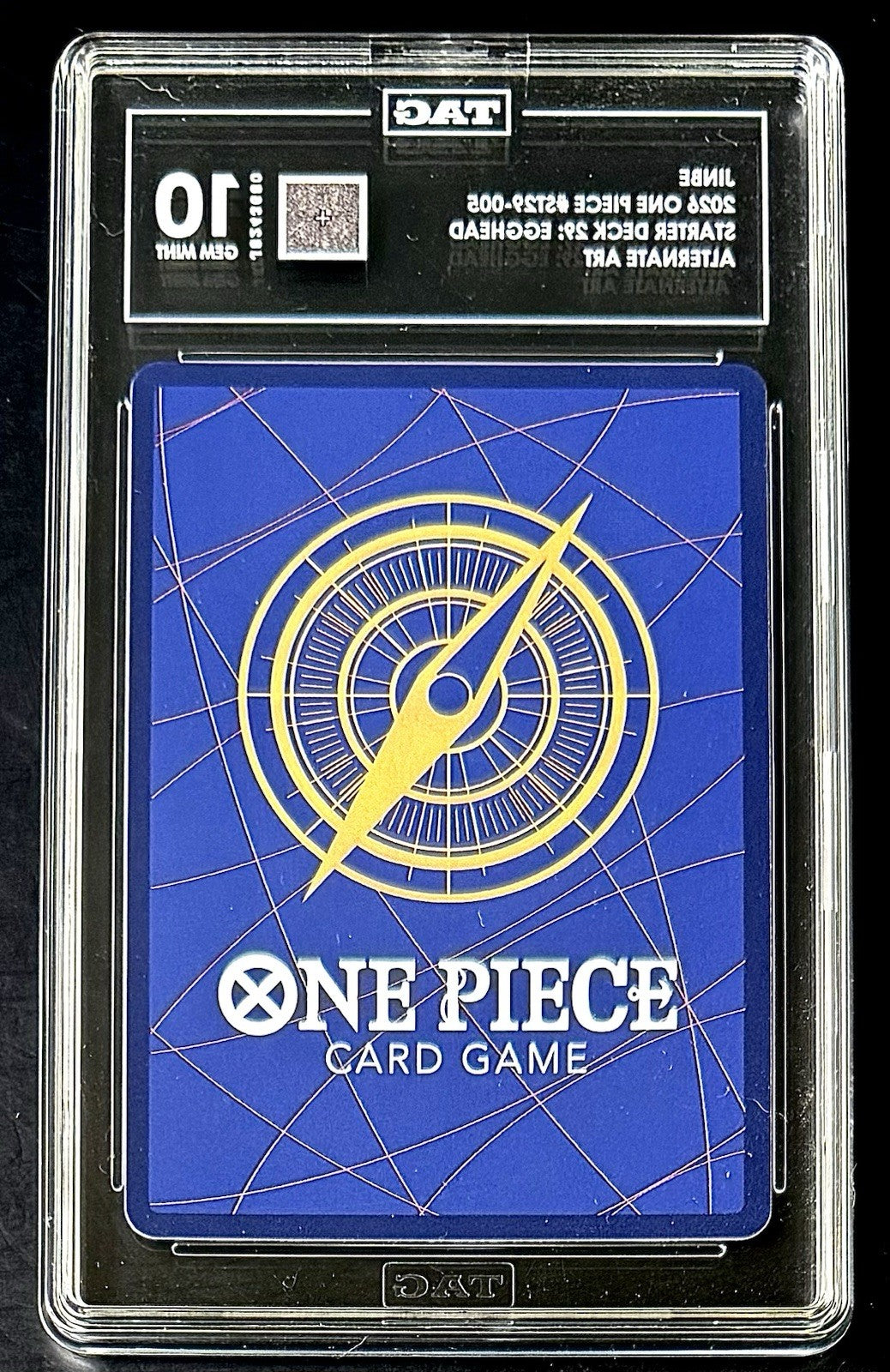 TAG 10 One Piece ST29-005 C* - Jinbe - Alt Art - EN - Foil - Egghead