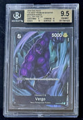 BGS 9.5 One Piece OP03-079 UC* Vergo Full Art Foil - English - PRB01 - Graded