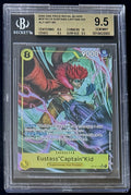 BGS 9.5 One Piece OP10-112 SR* - Eustass"Captain"Kid - Alt Art - EN - Graded