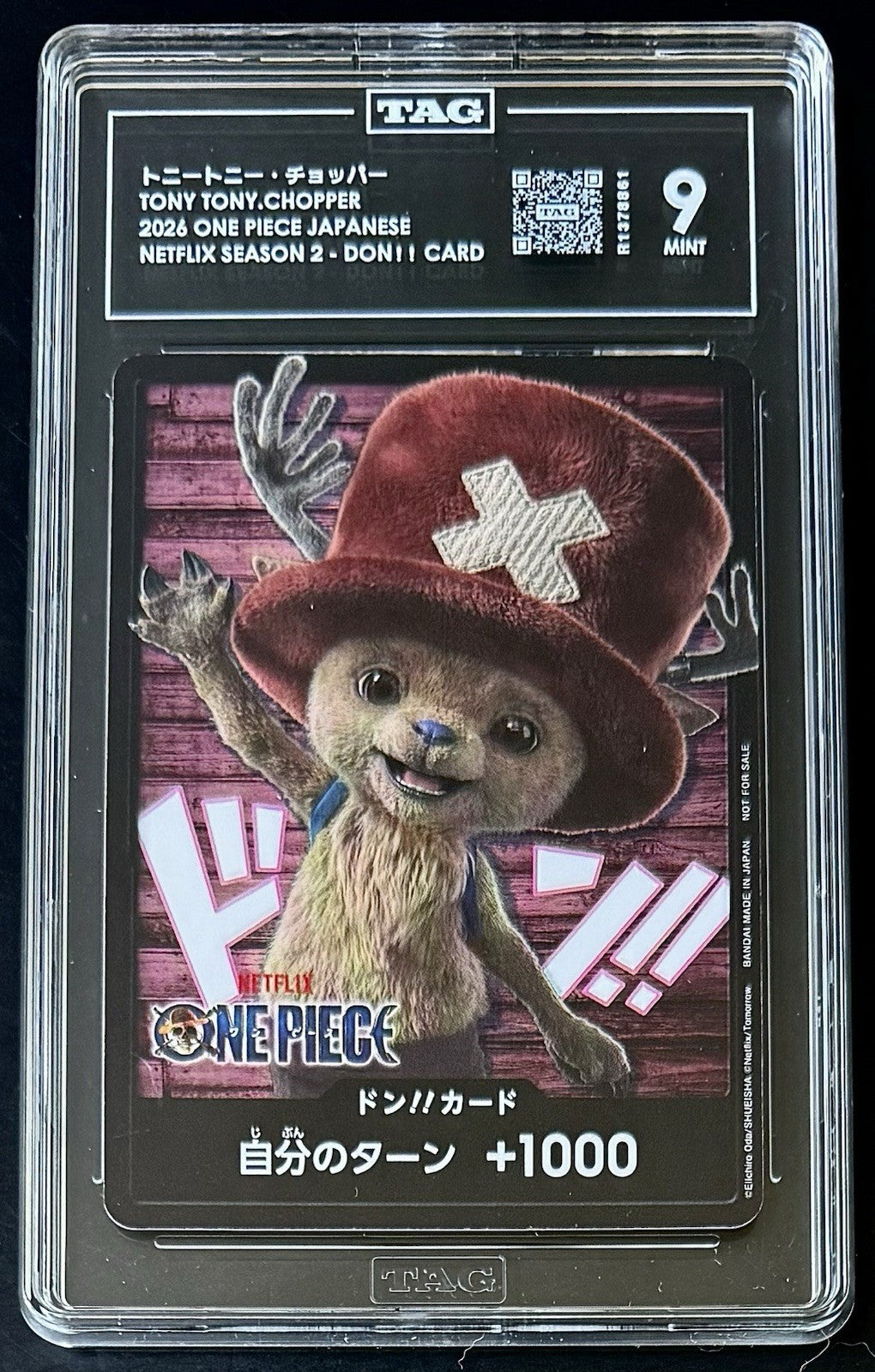 TAG 9 One Piece Netflix Season 2 Tony Tony.Chopper - Don Card - JP - Promo