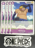 4x One Piece OP07-068 UC Hamburg - English - Regular - Play Set - NM/M