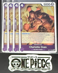 4x One Piece OP11-066 R Charlotte Oven - English - Foil - Playset - TCG - NM/M