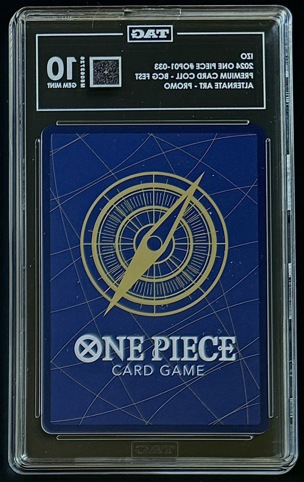 TAG 10 One Piece OP01-033 UC Izo - ENG - Foil - 23-24 Collection - Graded