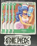 4x One Piece OP08-027 C Tristan - ENG - Regular - Play Set - TCG - NM/M
