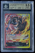 BGS 9.5 One Piece ST13-001 L - Sabo - EN - Foil - The Three Brothers