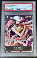PSA 8 One Piece P-116 P - Nico Robin - JP - Saikyo Jump Promo January 2026