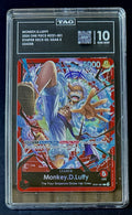 TAG 10 One Piece ST21-001 L - Monkey.D.Luffy - EN - Foil - EX GEAR 5