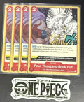 4x One Piece OP05-020 UC Four... - English - Regular - Play Set - TCG - NM/M