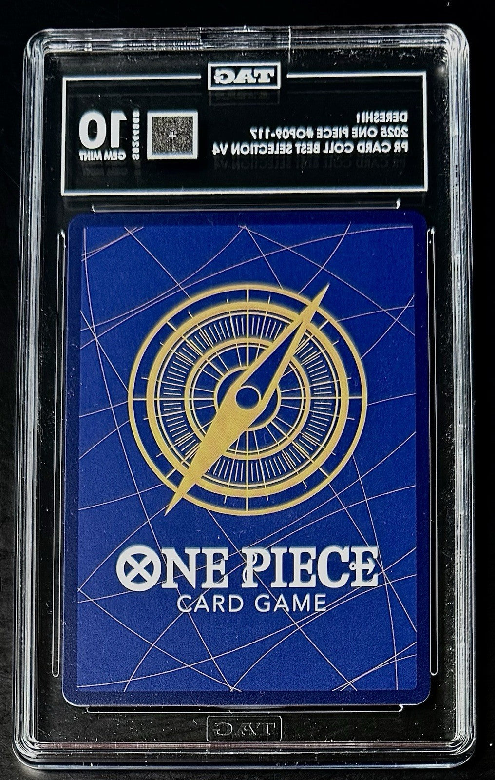 TAG 10 One Piece OP09-117 R Dereshi! - Alt Art - EN - Foil - Best Vol.4 - Graded