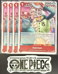 4 x One Piece OP12-013 C Hatchan - ENG - Regular - Playset - NM/M