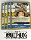 4x One Piece EB01-029 C Sorry. I'm a Goner. - ENG - Regular - Play Set - NM/M