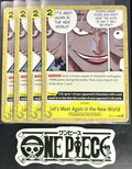 4x One Piece OP10-115 C Let's Meet... - ENG - Regular - Playset - TCG - NM/M