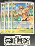 4x One Piece OP04-102 R Kin'emon - English - Rare - Play Set - NM/M