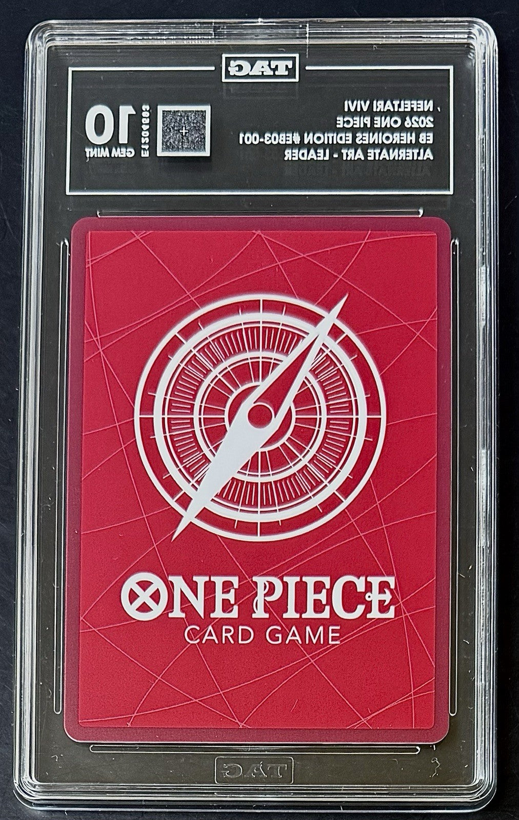 TAG 10 One Piece EB03-001 L* - Nefeltari Vivi - Alt Art - EN - Heroines Edition