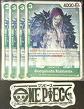 4x One Piece OP09-032 UC Donquixote Rosinante - ENG - Regular - Playset - NM/M