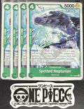 4 x One Piece OP11-036 UC Spotted Neptunian - ENG - Regular - Playset - TCG-NM/M