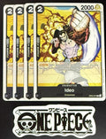4x One Piece OP04-077 C Ideo - English - Regular - Play Set - TCG - NM/M