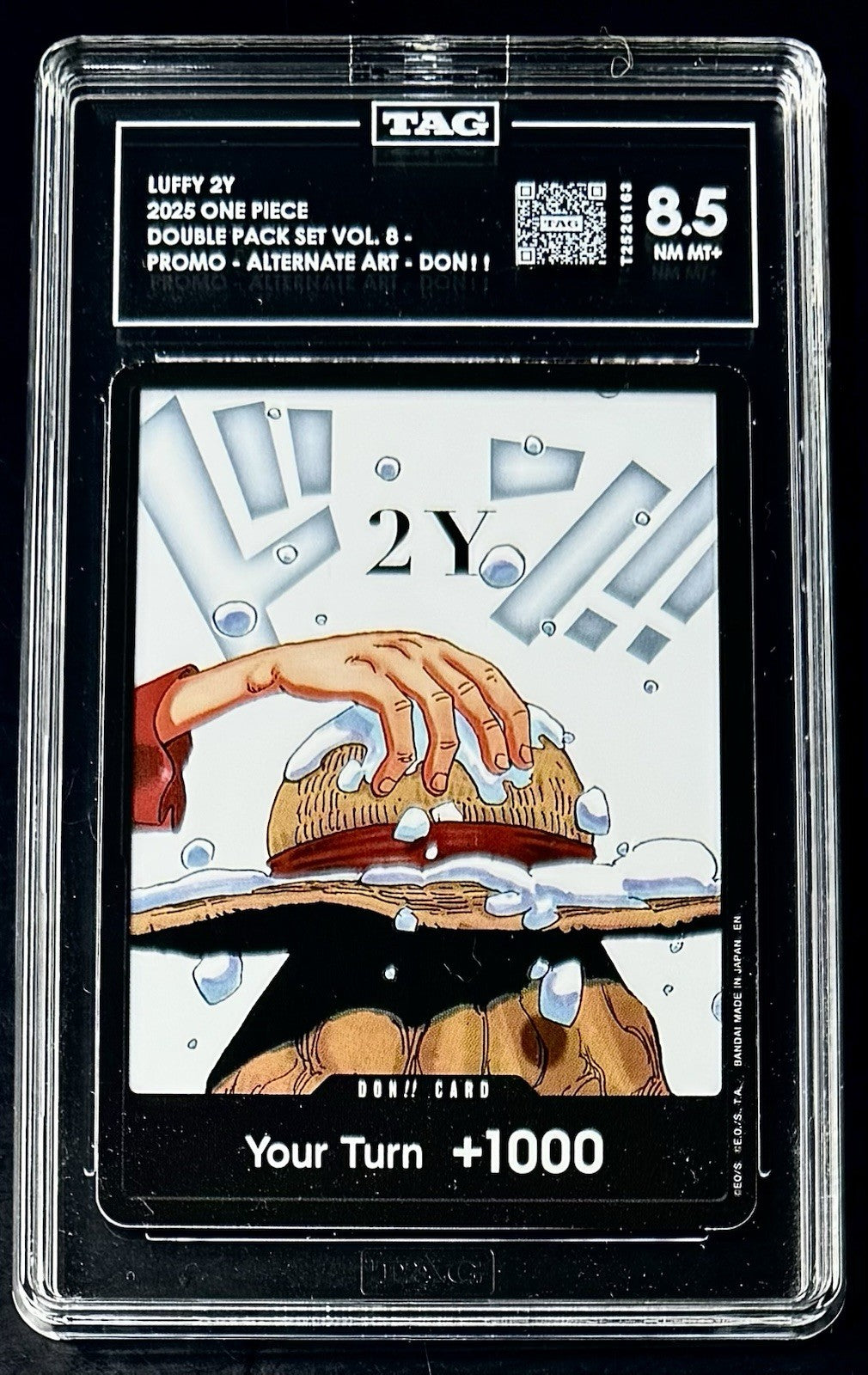 TAG 8.5 One Piece Don Card 2Y - Alt Art - EN - Foil - DP08 Double Pack Vol.8