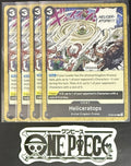 4x One Piece OP08-097 C Heliceratops - ENG - Regular - Play Set - TCG - NM/M