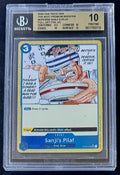 BGS 10 One Piece OP03-056 UC* - Sanji's Pilaf - Alt Art Foil - EN - PRB01-Graded