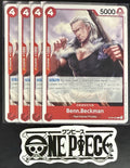 4x One Piece ST23-003 C Benn.Beckman - English - Regular - Playset - TCG - NM/M