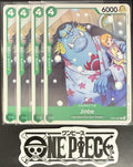 4x One Piece OP07-027 C Jinbe - English - Regular - Play Set - NM/M
